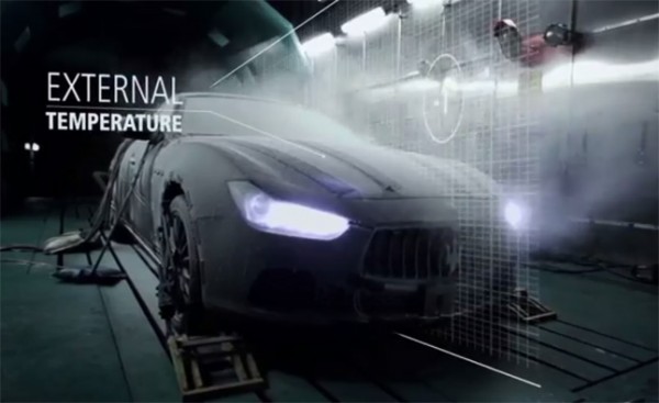 ghibli test 600x367 at Maserati Ghibli Chills Out in Climate Wind Tunnel
