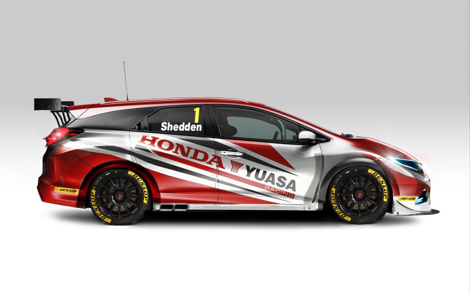 Honda Civic Tourer BTCC Racer at 2014 Honda Civic Tourer BTCC Racer Revealed