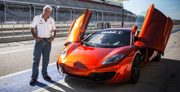 Jay Leno Visits McLaren Day 600x307 at Jay Leno Visits McLaren Day at Circuit of the Americas