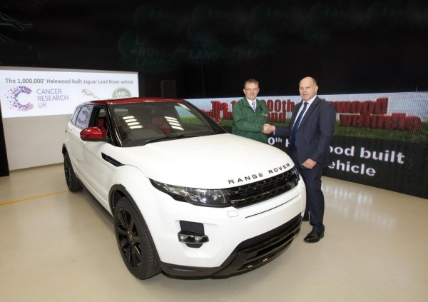 One Millionth JLR 600x423 at Jaguar Land Rover Builds One Millionth Vehicle at Halewood 