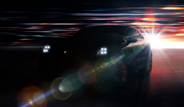 Porsche Macan Teased 600x349 at Porsche Macan Teased One Last Time Ahead of L.A. Debut