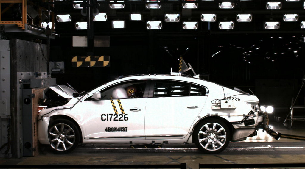 2014BuickLaCrosseCrashImage at Five Safety Stars for 2014 Buick LaCrosse