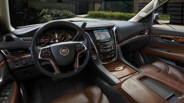 2015 Cadillac Escalade int 600x337 at 2015 Cadillac Escalade: Specs and Details