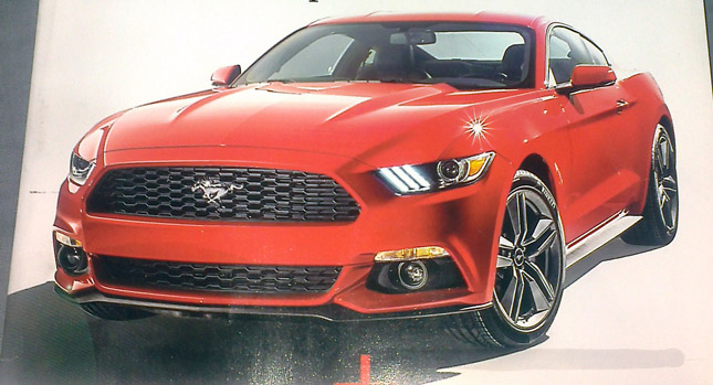 2015 Ford Mustang Leaks 1 at 2015 Ford Mustang Leaks Ahead of Official Debut