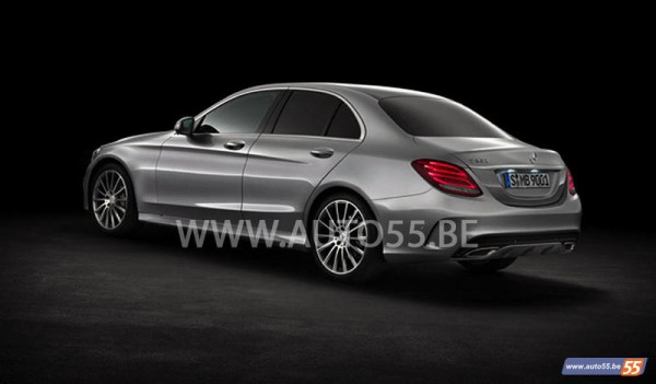 2015 Mercedes C Class Exposed 2 600x351 at 2015 Mercedes C Class Revealed New Leaked Pictures