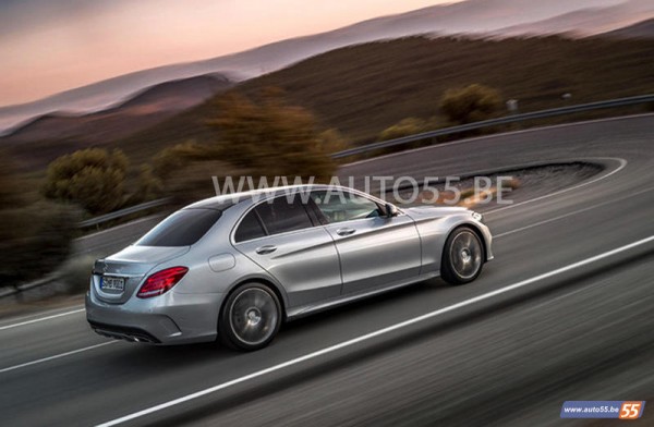 2015 Mercedes C Class Exposed 3 600x392 at 2015 Mercedes C Class Revealed New Leaked Pictures