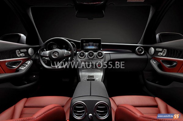 2015 Mercedes C Class Exposed 4 600x396 at 2015 Mercedes C Class Revealed New Leaked Pictures