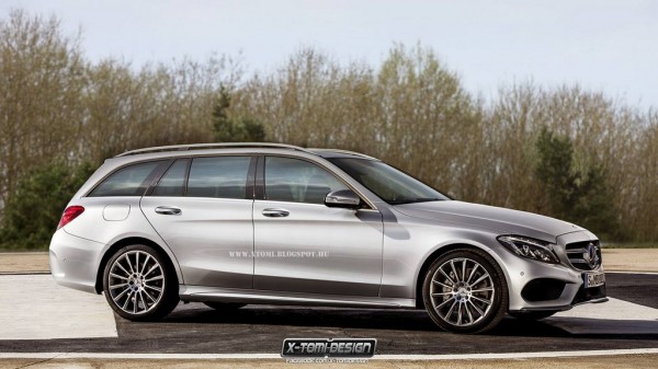 2015 c wagon render 600x337 at Renderings: 2015 Mercedes C Class Coupe and Estate