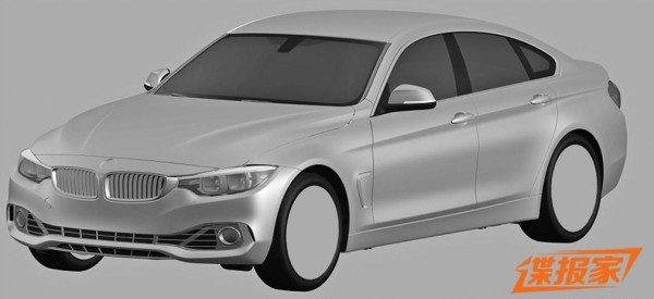 BMW 4 Series Gran Coupe 1 600x275 at BMW 4 Series Gran Coupe Revealed in Leaked Patents