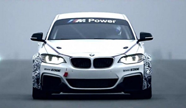 BMW M235i Racing video 600x349 at BMW M235i Racing: Action Footage 