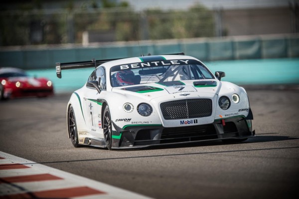 Bentley Continental GT3 in the Gulf 12 Hours 0 600x399 at Bentley Continental GT3 Finishes Fourth in First Ever Race