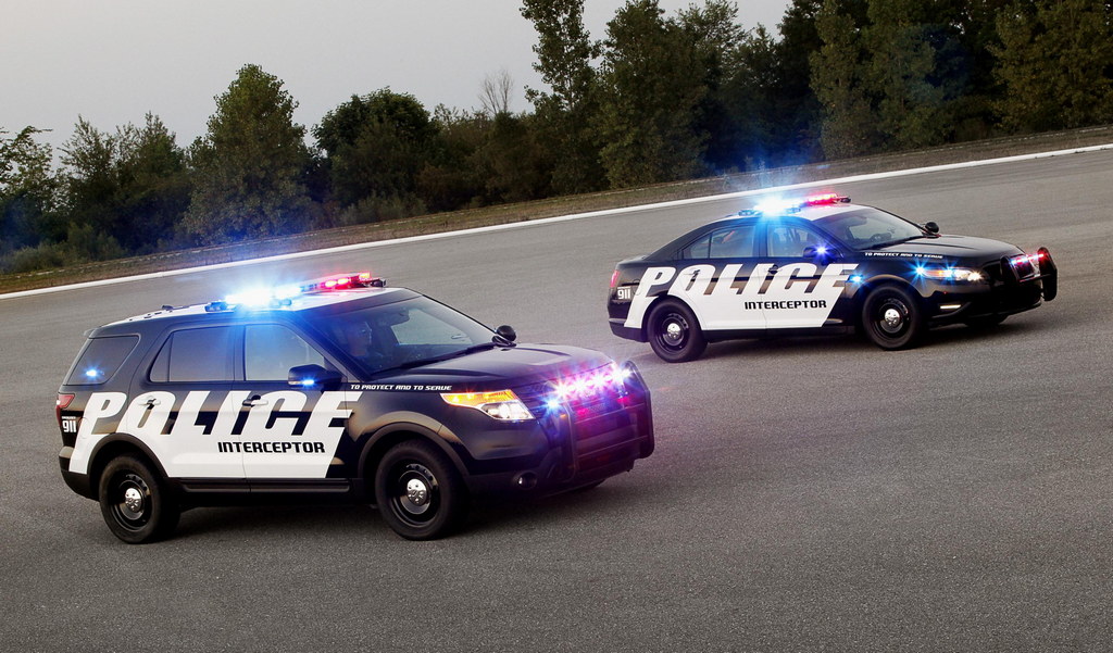 Ford Police Interceptors at Ford Police Interceptors Ace LAPD Performance Tests