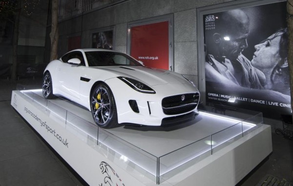 Jaguar F Type Coupe Academy 21 600x381 at Jaguar F Type Coupe at Academy of Sports Awards