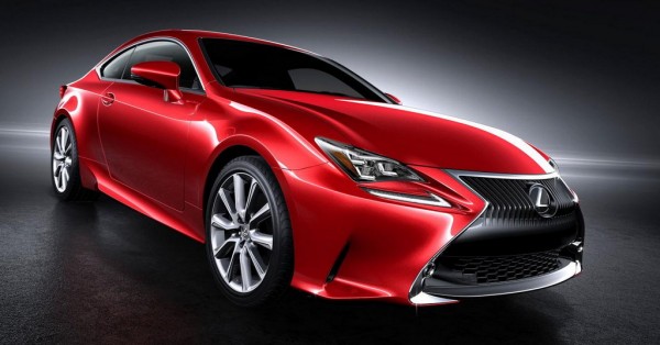 Lexus RC Red 0 600x314 at Lexus RC Shows Up in a Special Shade of Red
