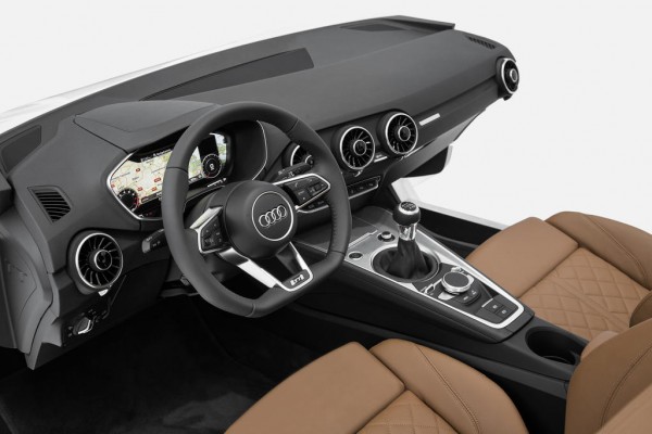 2015 Audi TT Interior 1 600x400 at 2015 Audi TT Interior Revealed at CES