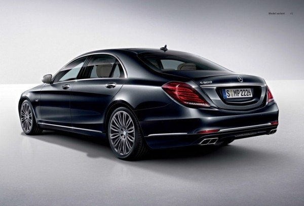 2015 Mercedes S600 leak 1 600x406 at 2015 Mercedes S600: First Pictures Leaked