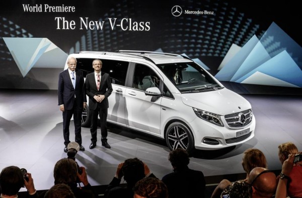 2015 Mercedes V Class 0 600x393 at 2015 Mercedes V Class Officially Unveiled