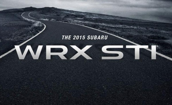 2015 Subaru WRX STI teaser 600x367 at 2015 Subaru WRX STI to Debut at Detroit Motor Show