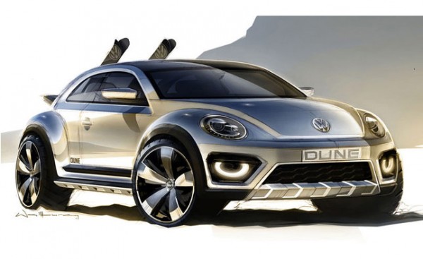 Beetle Dune Concept 1 600x367 at New VW Beetle Dune Concept Set for NAIAS Debut