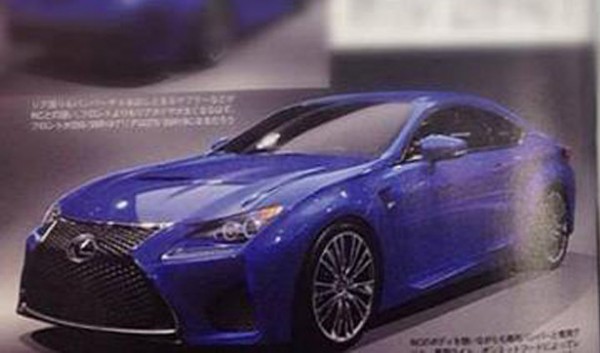 Lexus RC F Coupe Leaked 600x353 at Lexus RC F Coupe First Picture Leaked