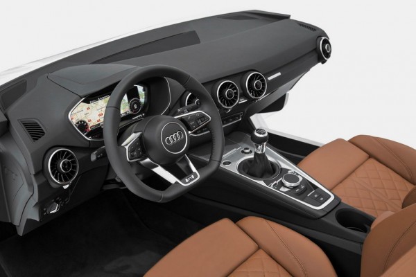 2015 Audi TT cabin 600x400 at 2015 Audi TT Previewed in Official Sketches