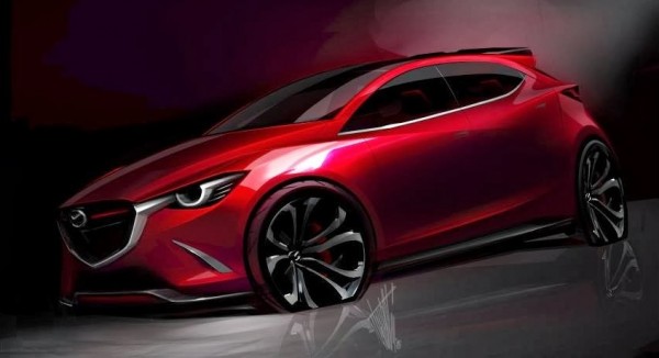 Mazda Hazumi Concept leak 600x326 at Leaked Picture Reveals Mazda Hazumi Concept 