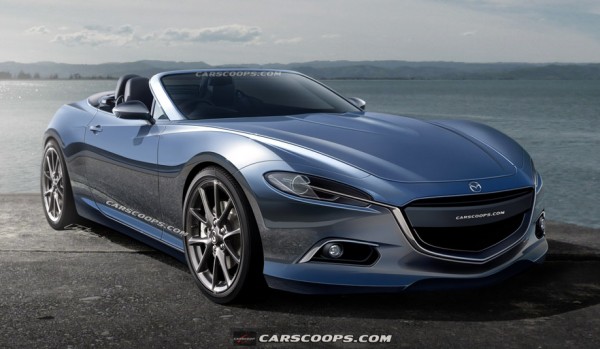 Next Gen Mazda MX 5 Rendering 600x349 at Awesome New Rendering of Next Gen Mazda MX 5