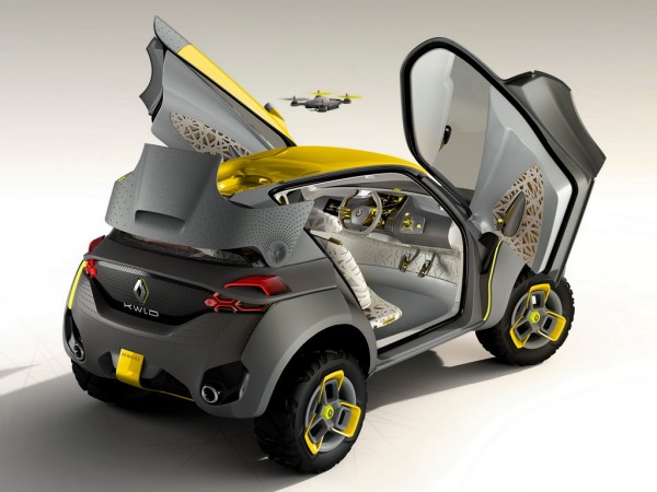 Renault Kwid Concept 0 0 600x450 at Renault Kwid Concept Revealed with Built in Drone