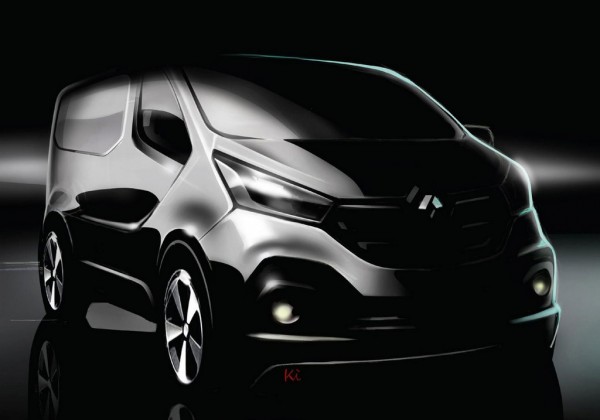 Renault Trafic 600x420 at Renault Trafic/Vauxhall Vivaro Previewed in Official Sketches 