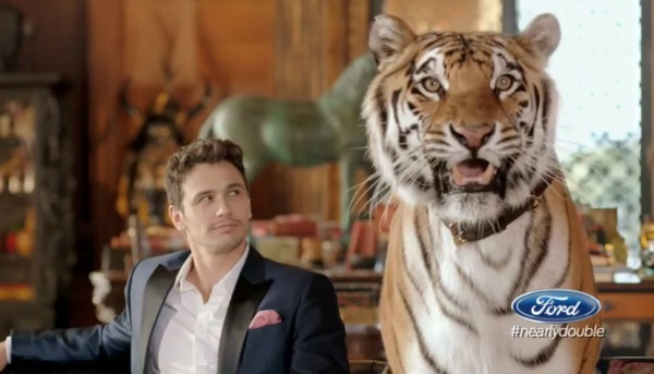 franco ford ad 600x343 at James Franco Previews Ford Super Bowl Commercial