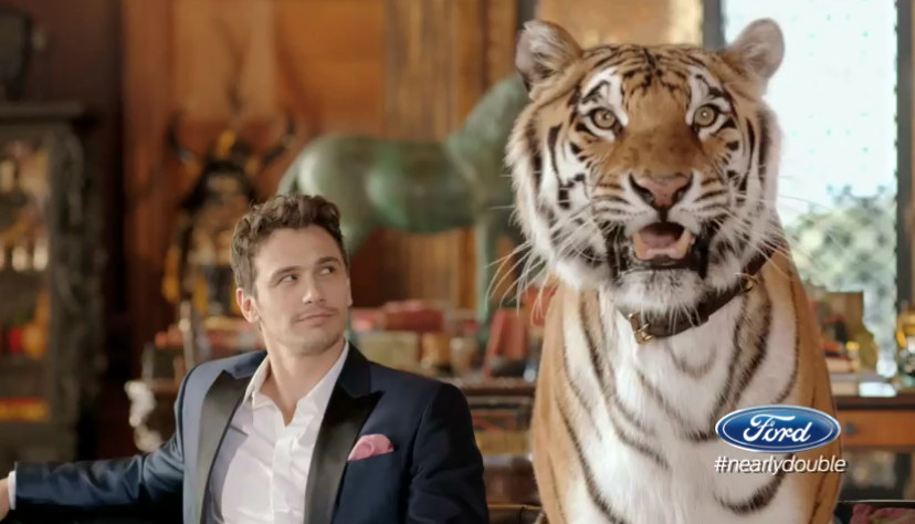 franco ford ad at James Franco Previews Ford Super Bowl Commercial