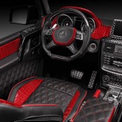 g65 topcar interior 2 175x175 at TopCar Mercedes G65 AMG Interior with Red Crocodile Leather
