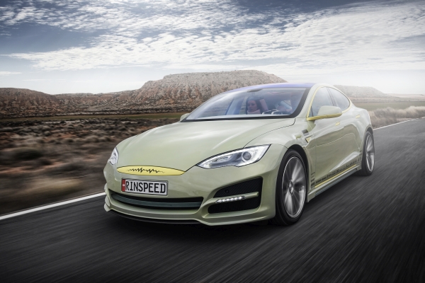 tesla model s rinspeed 0 at Autonomous Tesla Model S by Rinspeed: Geneva Preview