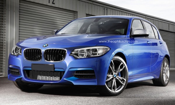 1 series facelift render 600x360 at Rendering: 2015 BMW 1 Series Facelift