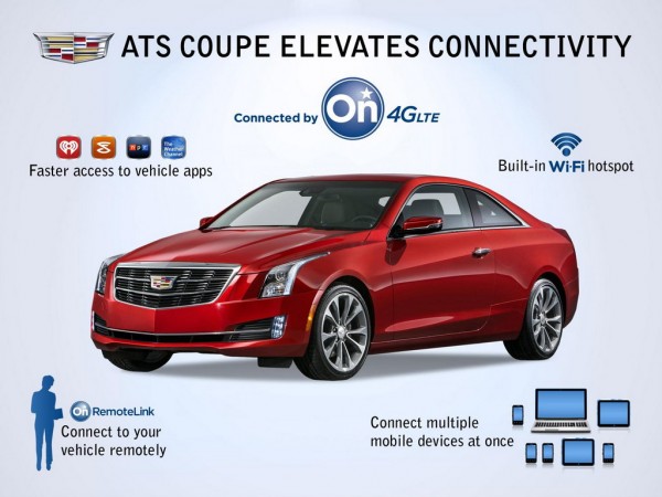 2015 Cadillac ATS Coupe Connected Features 600x450 at 2015 Cadillac ATS Coupe to be a fully ‘Connected’ Car