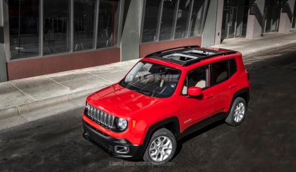2015 Jeep Renegade Leak 0 600x349 at First Look: 2015 Jeep Renegade 