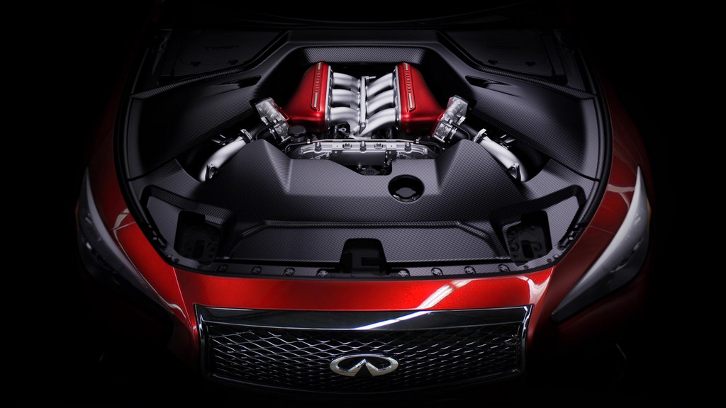 Infiniti Q50 Eau Rouge V6 at Geneva 2014: Infiniti Q50 Eau Rouge with 568 hp V6 Engine