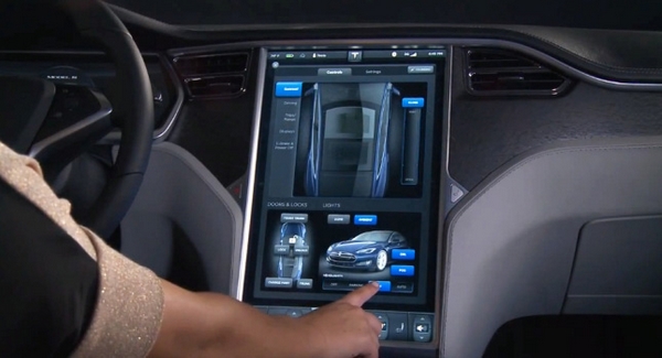 Touchscreen display at Ten Car Features that will Soon Become Standard