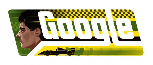 google senna 600x257 at Google Pays Tribute to Ayrton Senna with Special Doodle