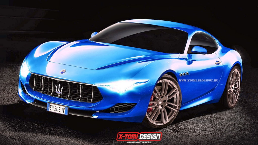 maserati alfieri production render at Maserati Alfieri Rendered in Production Trim
