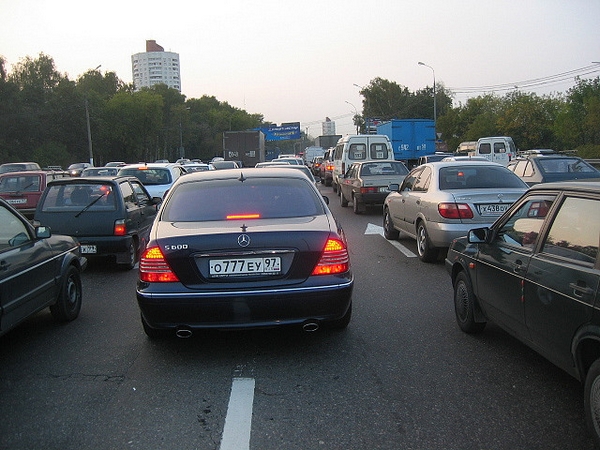 moscow at Largest Traffic Jams in History