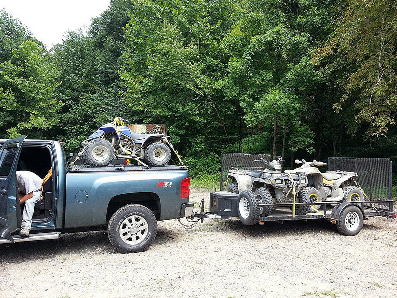 pickup towing atvs at Things You Should Know Before Towing with Your Pickup Truck