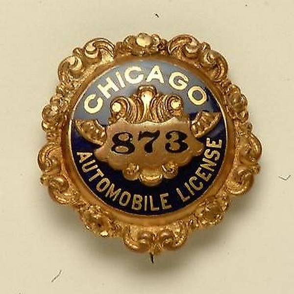 Chicago Automobile License at The History of the Driver’s License