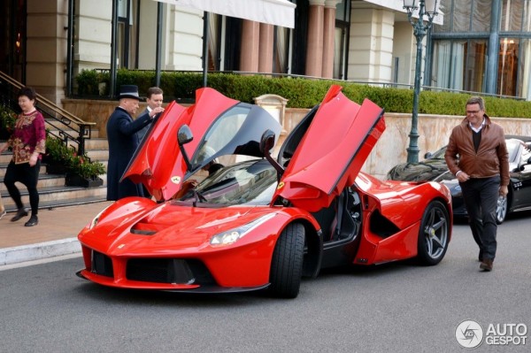 Ferrari LaFerrari Monaco 0 600x399 at Ferrari LaFerrari Spotted Hanging Out in Monaco