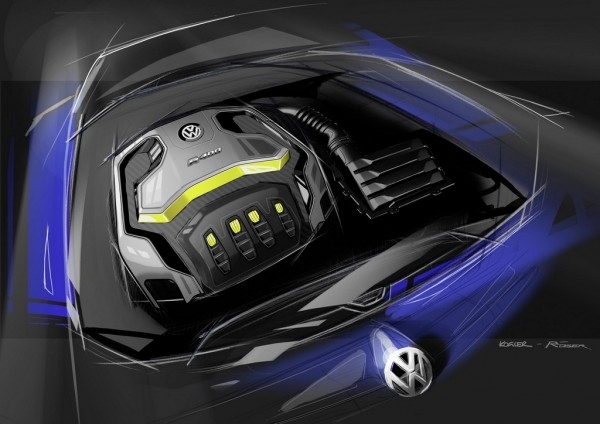 Golf R 400 Concept 3 600x424 at VW Golf R 400 Concept Headed for Beijing Debut