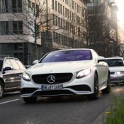 Mercedes S63 AMG Coupe Spotted 1 175x175 at Mercedes S63 AMG Coupe Spotted Out and About