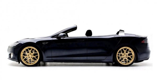 Tesla Model S Convertible 1 600x307 at NCE Receives 100 Orders for Tesla Model S Convertible 