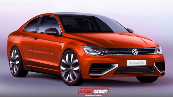 Volkswagen E Coupe 600x336 at Rendering: Volkswagen E Coupe Based on NMC Concept
