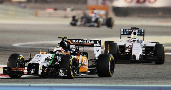 bahrain6 at Hamilton Hangs On In Bahrain