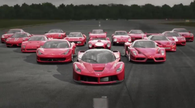 forza ferrari tribute at Forza Motorsport 5 Pays Tribute to Ferrari & LaFerrari 